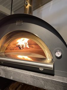 Pizza oven vuur
