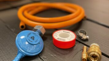 Complete gas aansluiting kit
