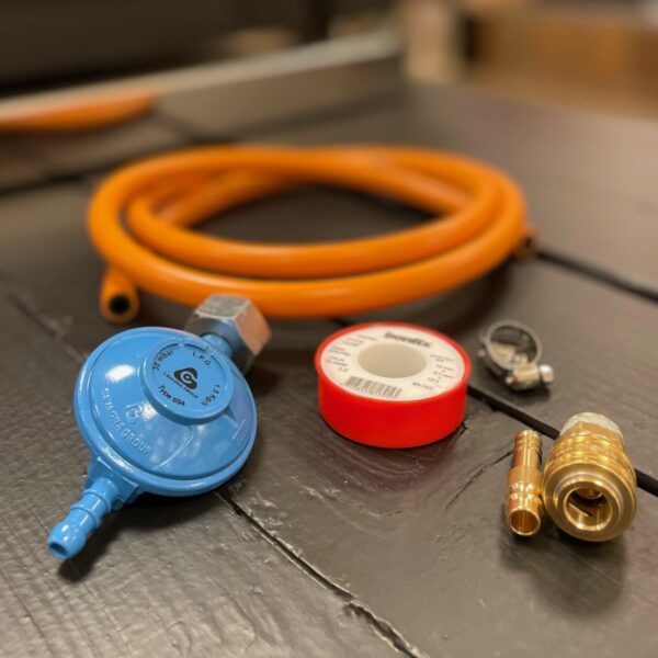 Complete gas aansluiting kit